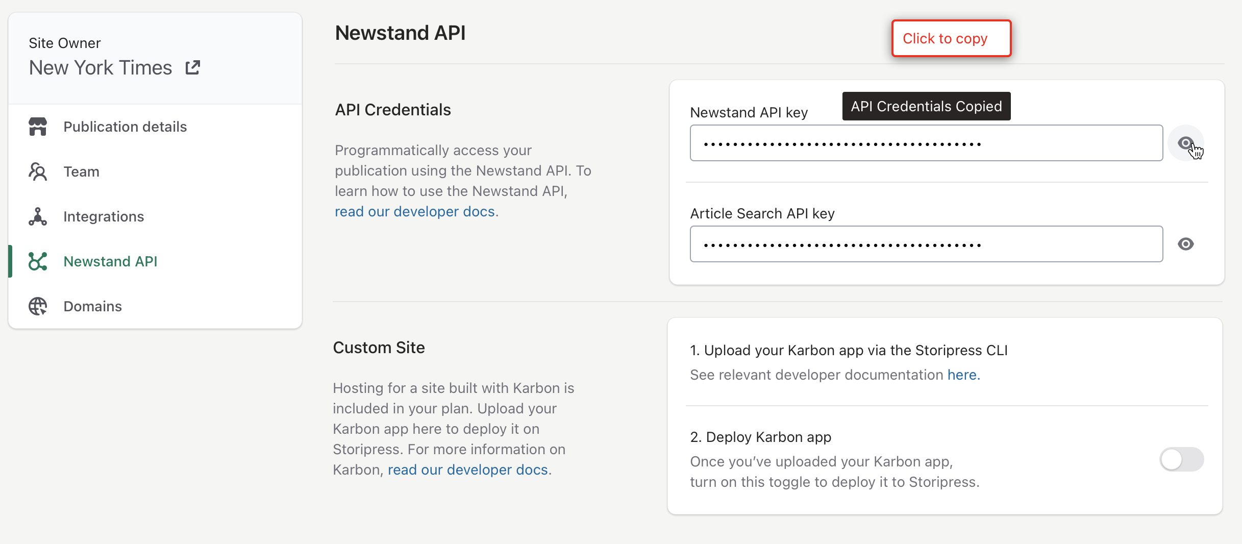 Newstand API